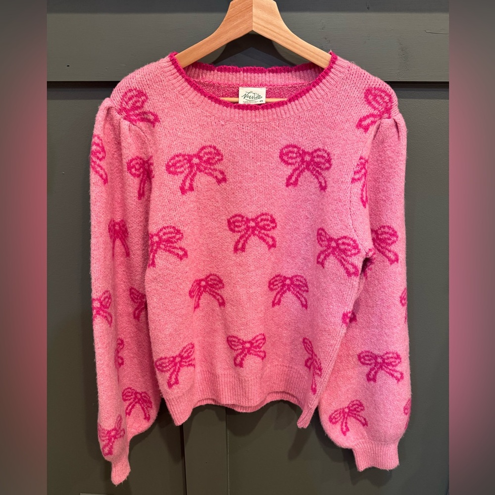 Pink Bow Sweater